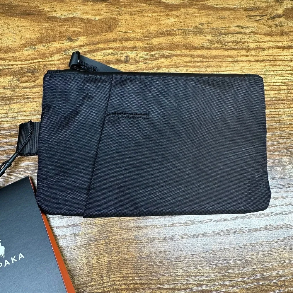 NEW Alpaka Zip Pouch Coin Black VX21 X-Pac Magnetic Wallet AD010610103 NWT